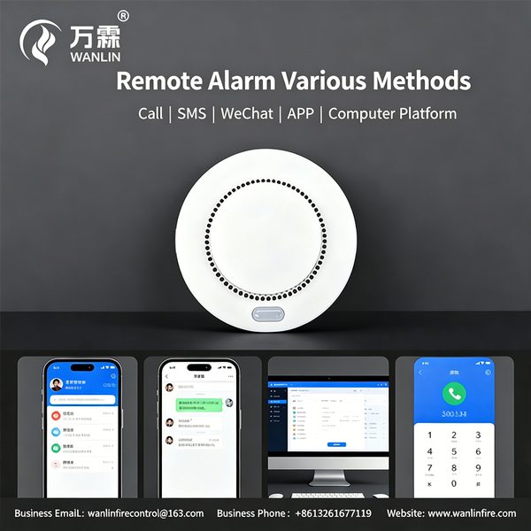 Battery Operated Smoke Alarm - South Asia, CE Certified, Professional Manufacturer-Centre de produits-Wanlin Équipement Incendie-Détecteurs de fumée et de monoxyde de carbone