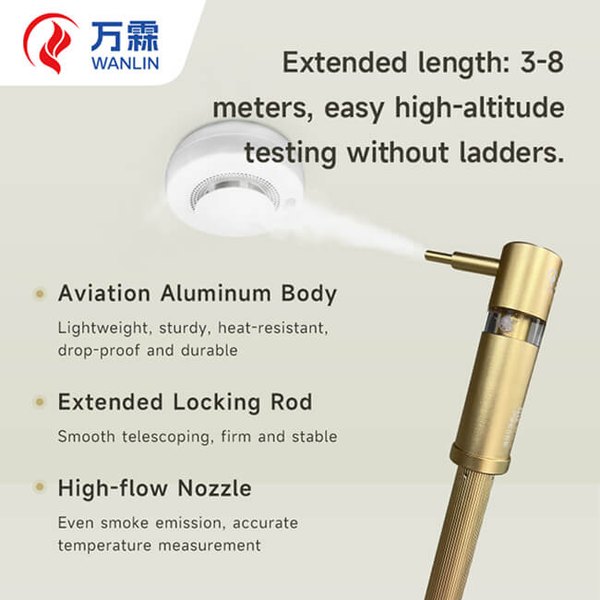 High Quality Fire Detector Tester Supplier | Export to 200+ Countries | WANLIN-Centre de produits-Wanlin Équipement Incendie-Détecteurs de fumée et de monoxyde de carbone