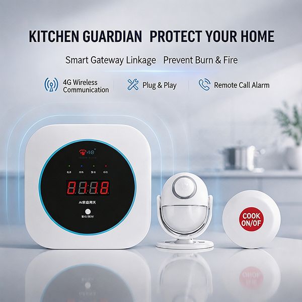Alzheimer Kitchen Safety Monitor by Wanlin Fire Control Alzheimer Kitchen Safety Monitor product image