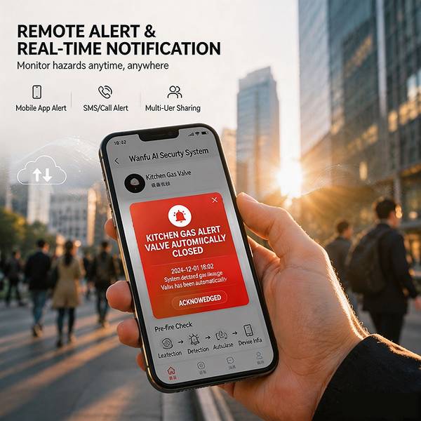 AI Smart Kitchen Safety Gateway by Wanlin Fire Control AI Smart Kitchen Safety Gateway product image