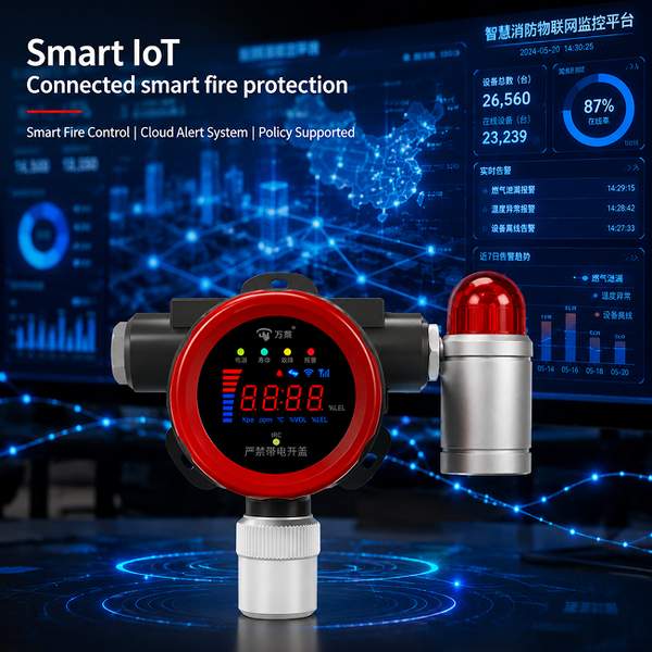 Fabricant de détecteurs 4G de restauration, CE EN54-7 UL 2178 ROHS, Expédition mondiale au Nigeria-Centre de produits-Wanlin Équipement Incendie-Fabricant chinois de détection incendie sans fil