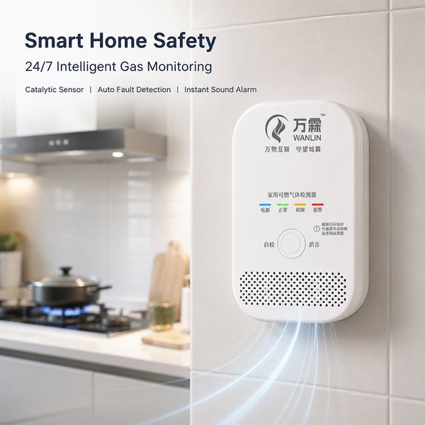 Laser Anti-Interference Gas Detector by Wanlin Fire Control Laser Anti-Interference Gas Detector product image
