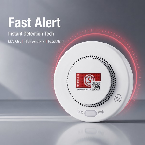 SMS alert smoke detector