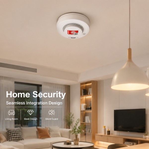 Unoccupied Home Smoke Detector Manufacturer, CE EN14604 UL RoHS FCC, Global Shipping to Singapore-Centre de produits-Wanlin Équipement Incendie-Détecteurs de fumée et de monoxyde de carbone