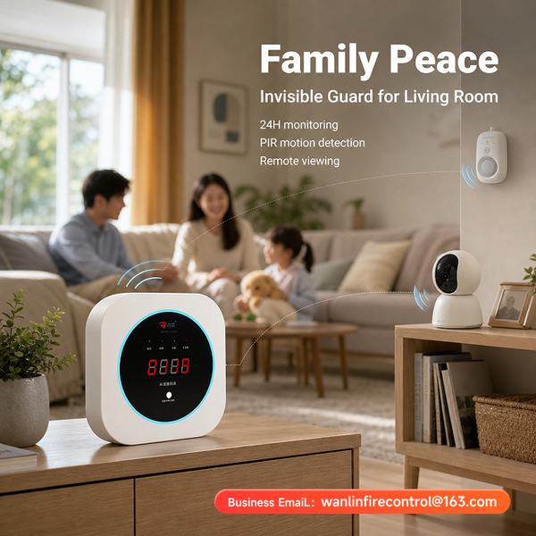 Protection de la maison ultime fabricant de Chine, groupe d'alarme d'incendie de sécurité AI, expédition mondiale OEM/ODM-Centre de produits-Wanlin Équipement Incendie-Détecteurs de fumée et de monoxyde de carbone