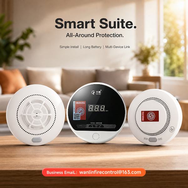 Wanlin CO and Smoke Detector Combo Real Product Photo CO and Smoke Detector Combo China Manufacturer, Electrochemical CO Alarm, OEM/ODM Global Shipping to Israel