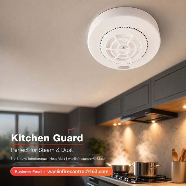 heat detector with tamper alarm
