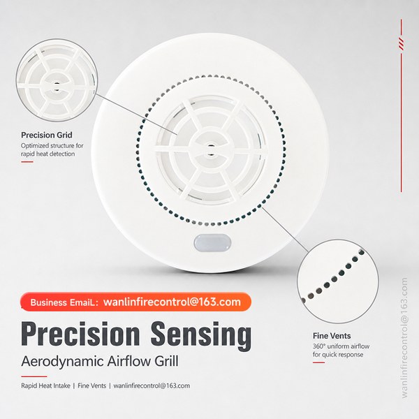Sensor de température pour éolienne en Chine Manufactureur, alarme de chaleur sans fil 4G, expédition mondiale OEM/ODM-Centre de produits-Wanlin Équipement Incendie-Détecteurs de fumée et de monoxyde de carbone