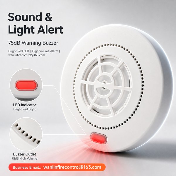 Smoke and Heat Detector by Wanlin Fire Control Smoke and Heat Detector product image