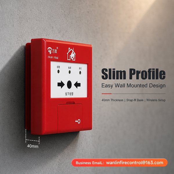 China Wireless Manual Call Point Supplier by Wanlin Fire Control China Wireless Manual Call Point Supplier product image
