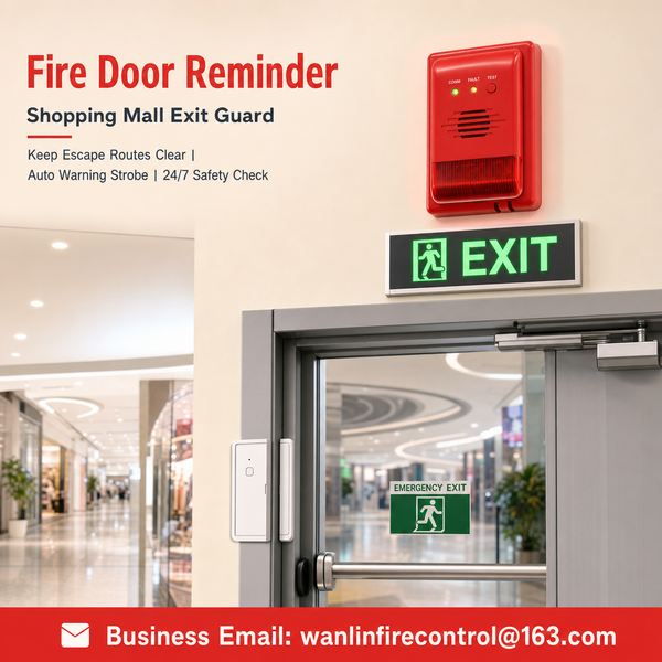 Appareil de rappel d'alarme de porte d'incendie en Chine Manufactureur, 4G sans fil de porte dalarme d'incident, OEM/ODM Global Ship