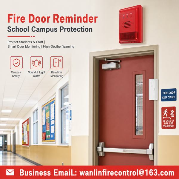 fire door alarm for boiler room