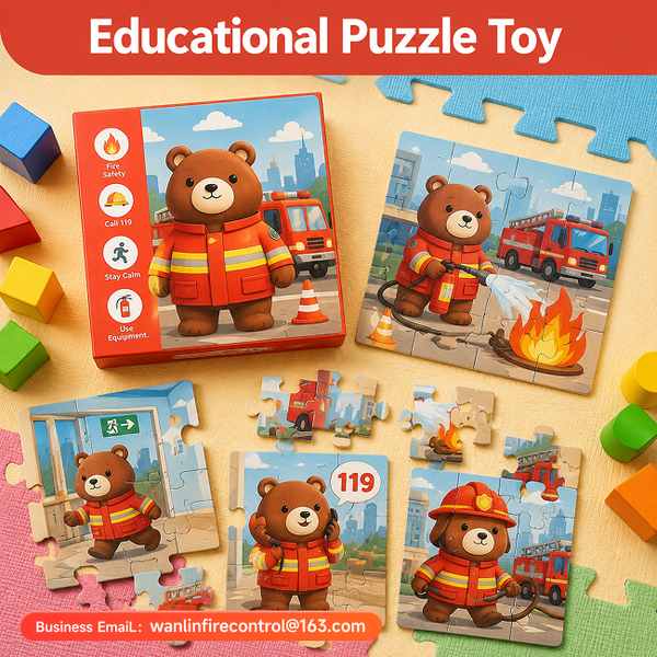 Xiao Bear Fire Department Mascot Plush product image