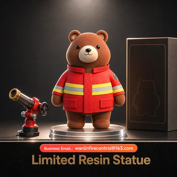 Wanlin Fire Safety Stuffed Animal Real Product Photo Fire Safety Stuffed Animal China Manufacturer, Fire Safety Mascot Plush Toy, OEM/ODM Global Shipping to France
