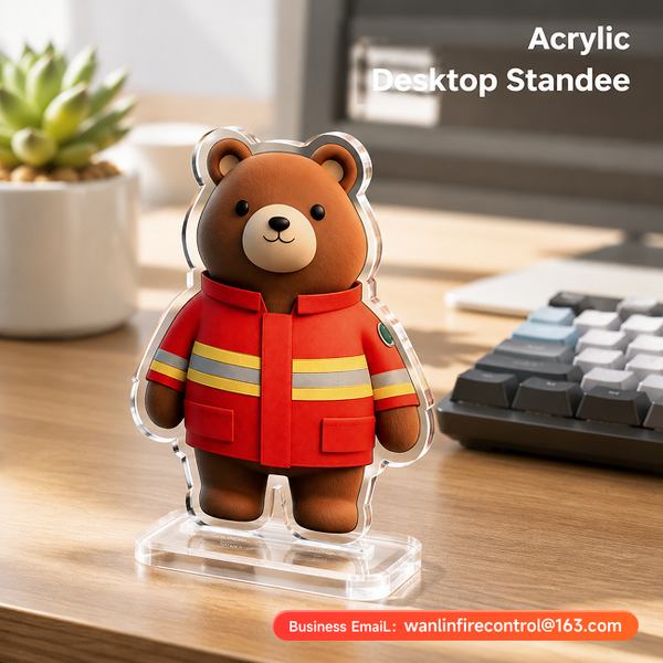 Xiao Bear Fire Mascot Plush image du produit