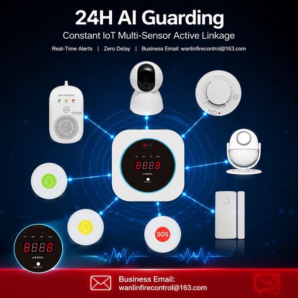Vidéo sonnette pour l'hôtel China Manufacturer, IA Home Security Bundle, OEM/ODM Global Shipping à l'ISR-Centre de produits-Wanlin Équipement Incendie-Détecteurs de fumée et de monoxyde de carbone
