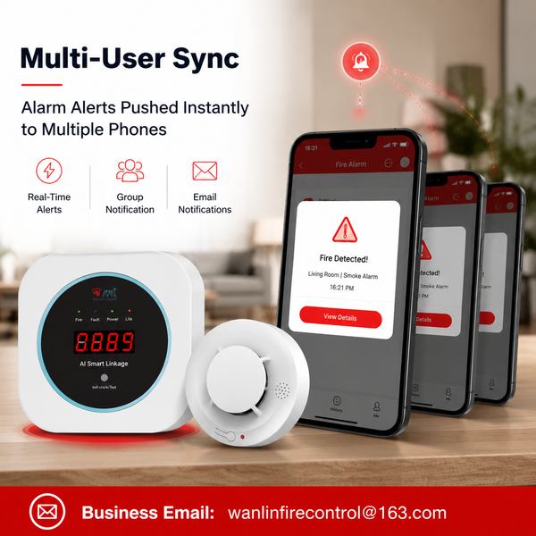 Home Alarm System with JIS China Manufacturer, AI Home Security Bundle, OEM/ODM Global Shipping to I-Centre de produits-Wanlin Équipement Incendie-Détecteurs de fumée et de monoxyde de carbone