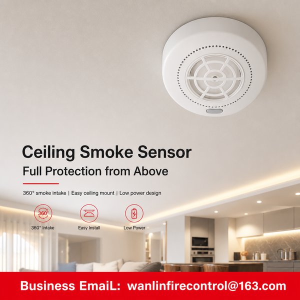 Détecteur de fumée avec Bluetooth fabricant de la Chine, sécurité incendie intelligente 4G, expédition mondiale OEM/ODM à I-Centre de produits-Wanlin Équipement Incendie-Détecteurs de fumée et de monoxyde de carbone