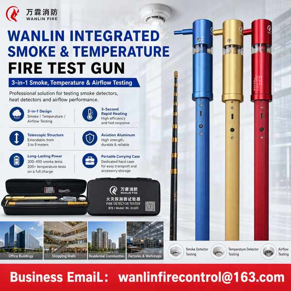 Wanlin Oceania Fire Testing Equipment Market Real Product Photo Oceania Fire Testing Equipment Market China Manufacturer,Fire Testing Smoke Gun,OEM/ODM Global Shipping to New Zealand