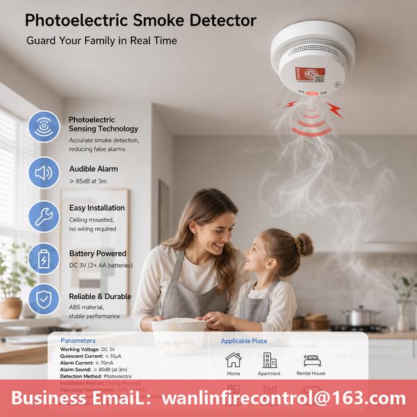 Détecteur de fumée sans fil fabricant Chine fabricant,4G Détecteur autonome de fumée,OEM/ODM Global-Centre de produits-Wanlin Équipement Incendie-Détecteurs de fumée et de monoxyde de carbone