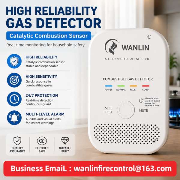 L'alarme au gaz Malaisie Chine Manufactureur, détecteur de gaz 4G,OEM/ODM Expédition mondiale au Mexique-Centre de produits-Wanlin Équipement Incendie-Détecteurs de fumée et de monoxyde de carbone