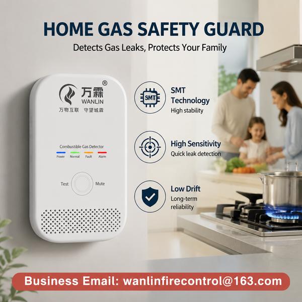 Rohs2.0 Alarme au gaz Manufactureurant en Chine, détecteur de gaz 4G,OEM/ODM Expédition mondiale au Canada-Centre de produits-Wanlin Équipement Incendie-Détecteurs de fumée et de monoxyde de carbone