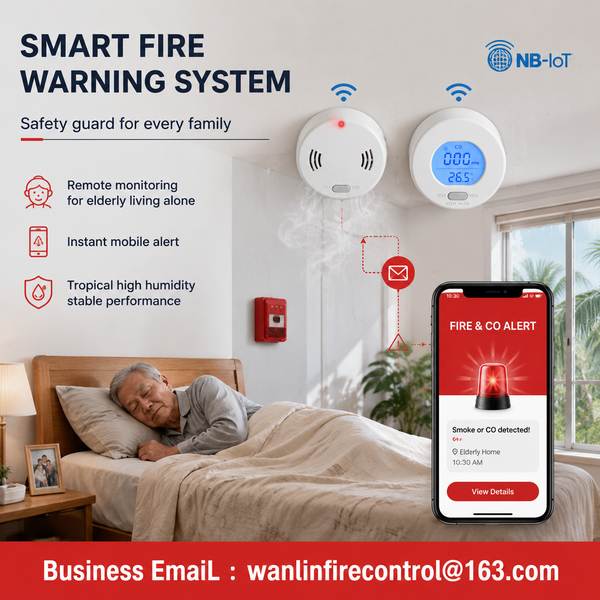 Système d'alarme d'incendie intelligent du Vietnam Manufactureurant de Chine,Smart Fire Safety,OEM/ODM Expédition mondiale vers les EAU-Centre de produits-Wanlin Équipement Incendie-Détecteurs de fumée et de monoxyde de carbone