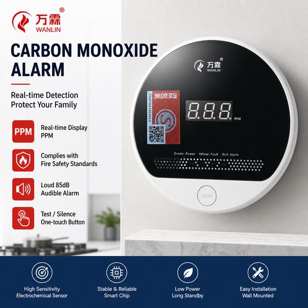 L'alarme de fumée interconnectée sans fil en Chine Manufactureur,Smart Fire Safety,OEM/ODM Global Shipping to-Centre de produits-Wanlin Équipement Incendie-Détecteurs de fumée et de monoxyde de carbone
