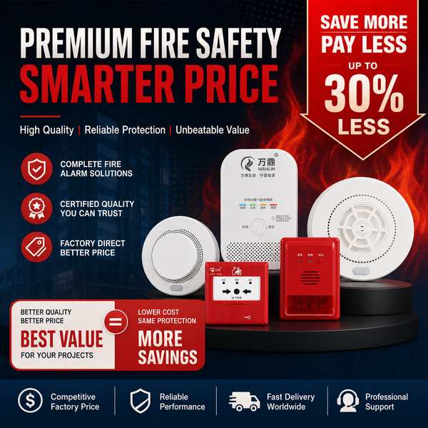 Détection d'incendie par éolienne: Solutions de sécurité incendie intelligentes de Wanlin Fire Control
