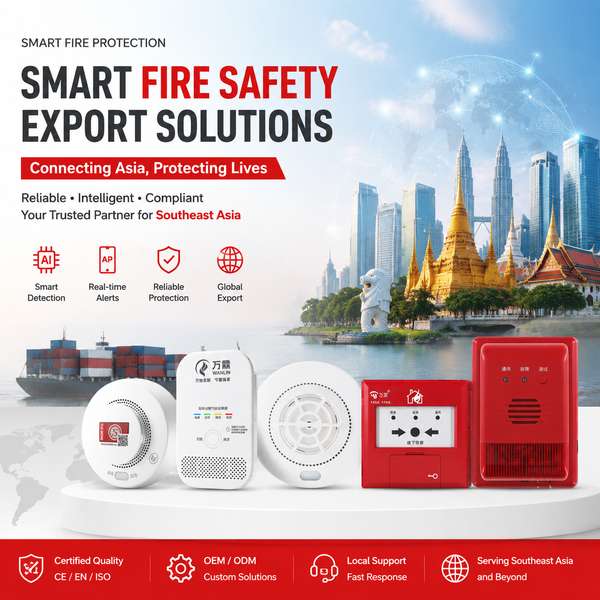 Alarme de fumée: Solution intelligente de sécurité incendie de Wanlin
