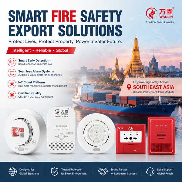 Détecteur de fumée de magasin de détail: Solutions de sécurité incendie intelligentes de Wanlin