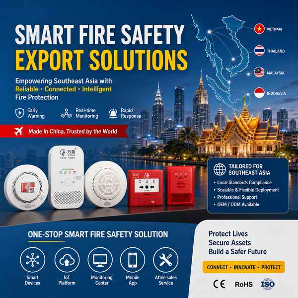 Alarme de fumée 4G personnalisé OEM Chine Emirati Étiquette privée Alarme d' incendie-Centre de produits-Wanlin Équipement Incendie-Détecteurs de fumée et de monoxyde de carbone