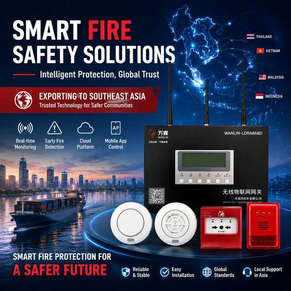 Alarme de fumée au Cambodge: Solutions de sécurité incendie intelligentes par Wanlin Fire Control