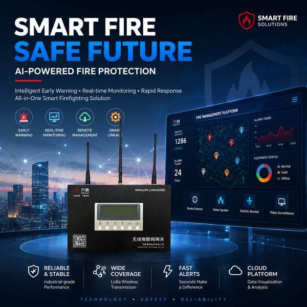 Shopping Mall Fire Protection IoT