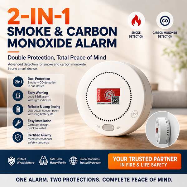 Alarme de fumée et de CO vivants assistés pour la Malaisie: qualité premium par Wanlin Fire Equipment China Fact-Centre de produits-Wanlin Équipement Incendie-Fabricant chinois de détection incendie sans fil