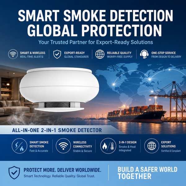 IoT Smoke Alarm - Wanlin Smart Smoke Detector Product Best IoT Smoke Alarm Manufacturer | Vietnam Export - CE/FCC/RoHS Wanlin