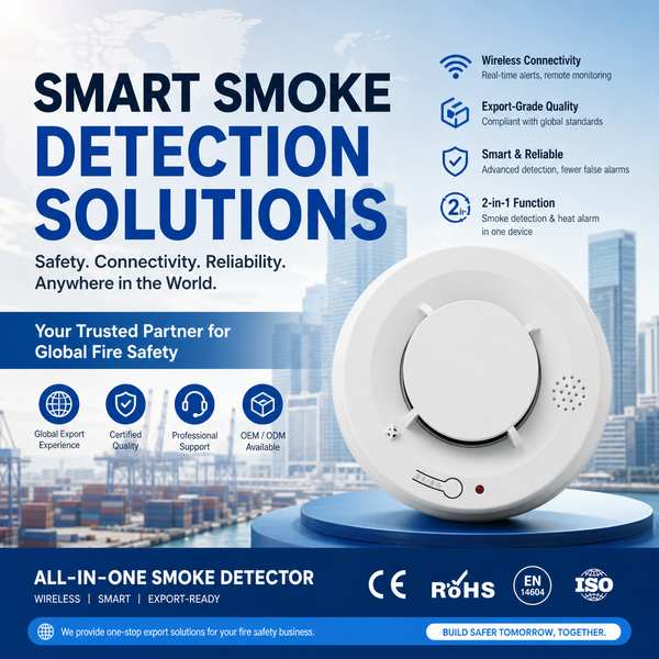Wireless Smoke Detector - Wanlin Smart Smoke Detector Product Best Wireless Smoke Detector Manufacturer | Denmark Export - CE/FCC/RoHS Wanlin