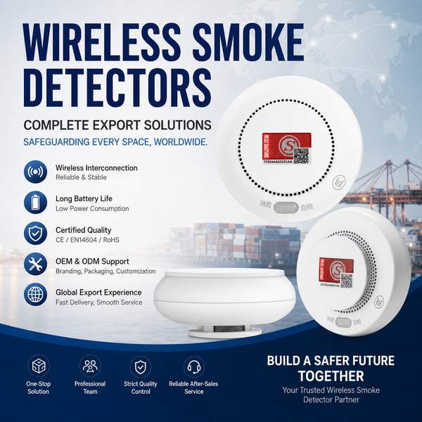 Smart Smoke Detector - Wanlin Smart Smoke Detector Product Best Smart Smoke Detector Manufacturer | France Export - CE/FCC/RoHS Wanlin