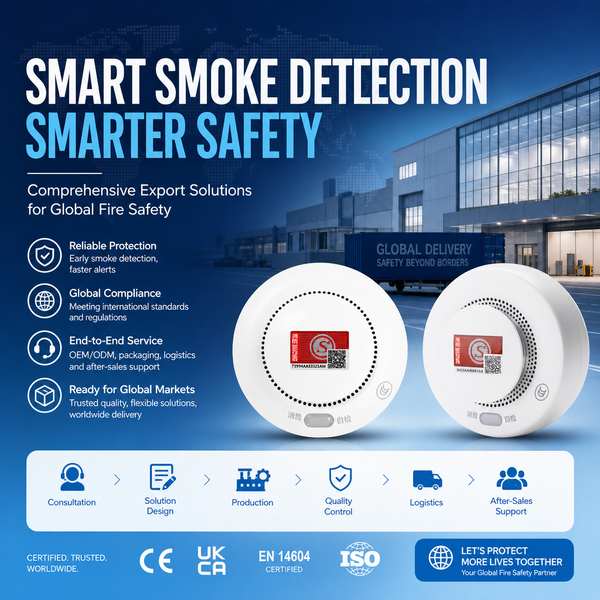 Best Residential Smart Smoke Detector Manufacturer | Hungary Export - CE/FCC/RoHS Wanlin