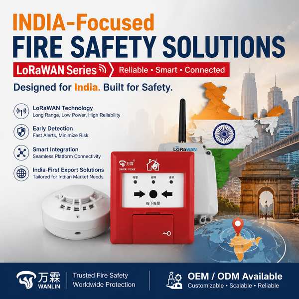 LoRaWAN combined sounder strobe for Delhi: Premium Quality by Wanlin China Factory-Centre de produits-Wanlin Équipement Incendie-Détecteurs de fumée et de monoxyde de carbone