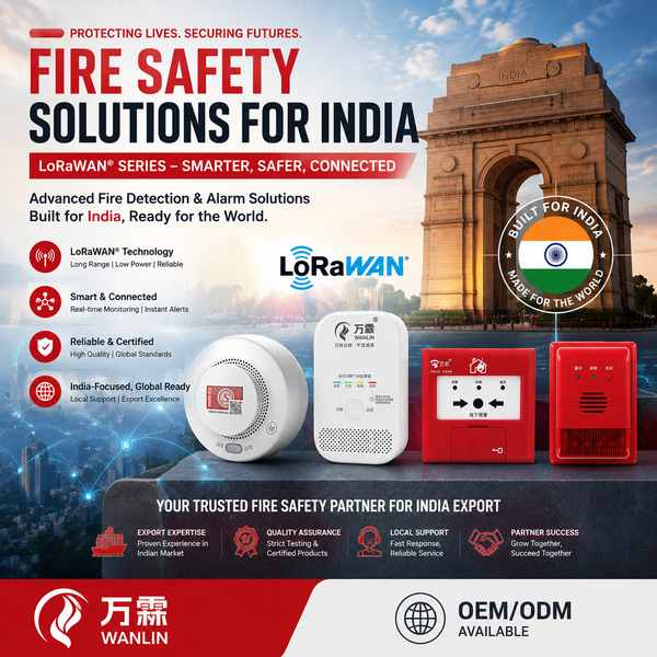 EN54-11 Resettable Manual Call Point - Wanlin LoRaWAN Fire Alarm Device Best EN54-11 Resettable Manual Call Point Manufacturer | Agra India Export - EN54 Certified Wanlin