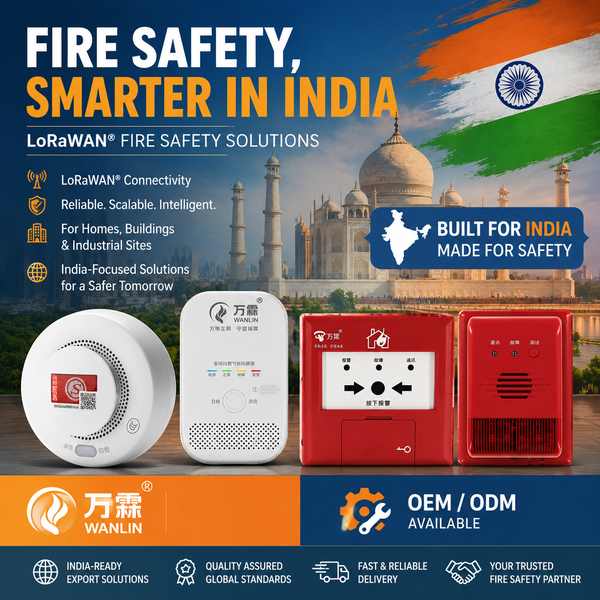EN54-11 Resettable Manual Call Point - Wanlin LoRaWAN Fire Alarm Device Best EN54-11 Resettable Manual Call Point Manufacturer | Varanasi India Export - EN54 Certified Wanlin