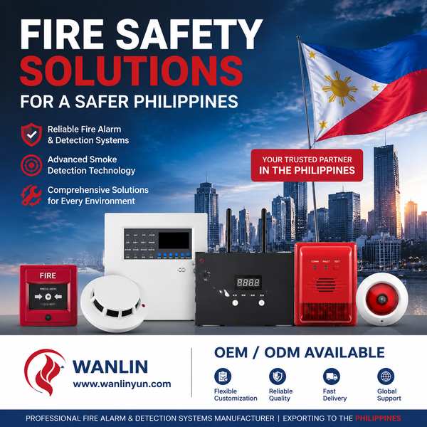 Rate of Rise Heat Detector - Wanlin Philippines Fire Supply Equipment Best Rate of Rise Heat Detector Manufacturer | Zamboanga City Philippines Export - BFP Approved Wanlin