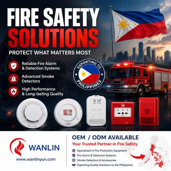 Chine Alarme d'incendie alternative Philippines pour Manille: qualité premium par Wanlin China Factory-Centre de produits-Wanlin Équipement Incendie-Détecteurs de fumée et de monoxyde de carbone