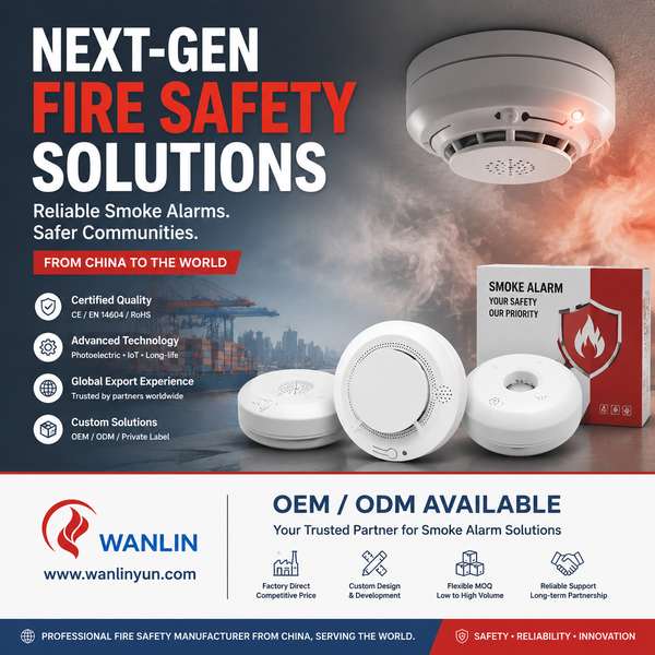 Alexa Google Home Smoke Alarm Supplier - Wanlin Fire Smoke Alarm OEM Manufacturer in China Best Alexa Google Home Smoke Alarm Supplier Manufacturer | Mexico City, Mexico - EN 14604 UL 217 Wanlin Fire