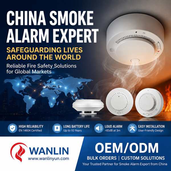 Best Long Range IoT Smoke Alarm Factory Manufacturer | Kuala Lumpur, Malaysia - EN 14604 UL 217 Wanlin Fire