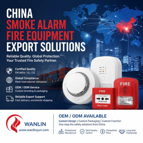 Best Photoelectric Heat Smoke Detector OEM Manufacturer | Ho Chi Minh City, Vietnam - EN 14604 UL 217 Wanlin Fire