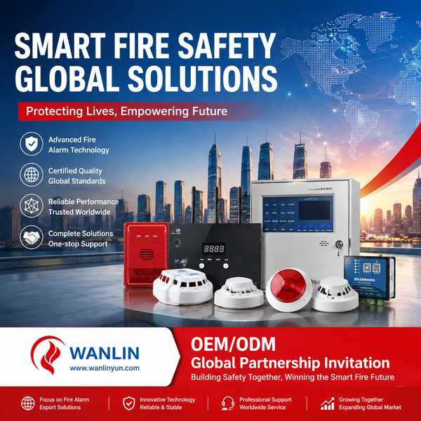 Détecteur d'incendie intelligent WiFi - Alarme d'incendies intelligent Wanlin Manufactureur OEM en Chine Meilleur fabricant de détecteurs d'incendie intelligents WiFi New York, États-Unis - CE RoHS Wanlin Fire