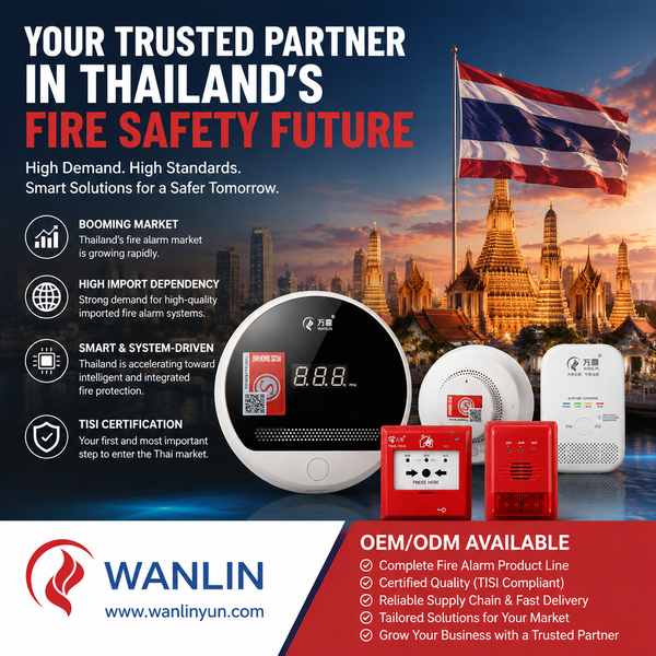 Best Conventional Fire Alarm Control Panel Manufacturer | Ayutthaya, Thailand - TISI CE RoHS Wanlin Fire