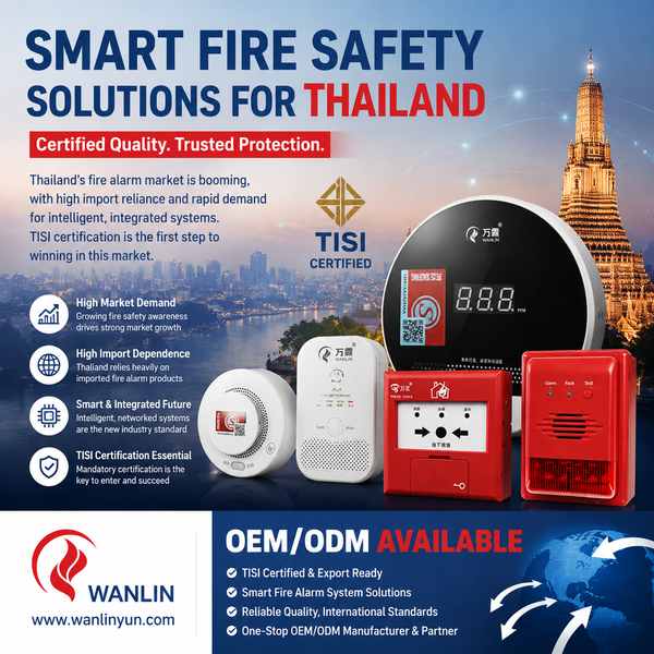 Wanlin Fire China Factory Chinese fire detector quality comparison Chinese fire detector quality comparison by Wanlin Fire